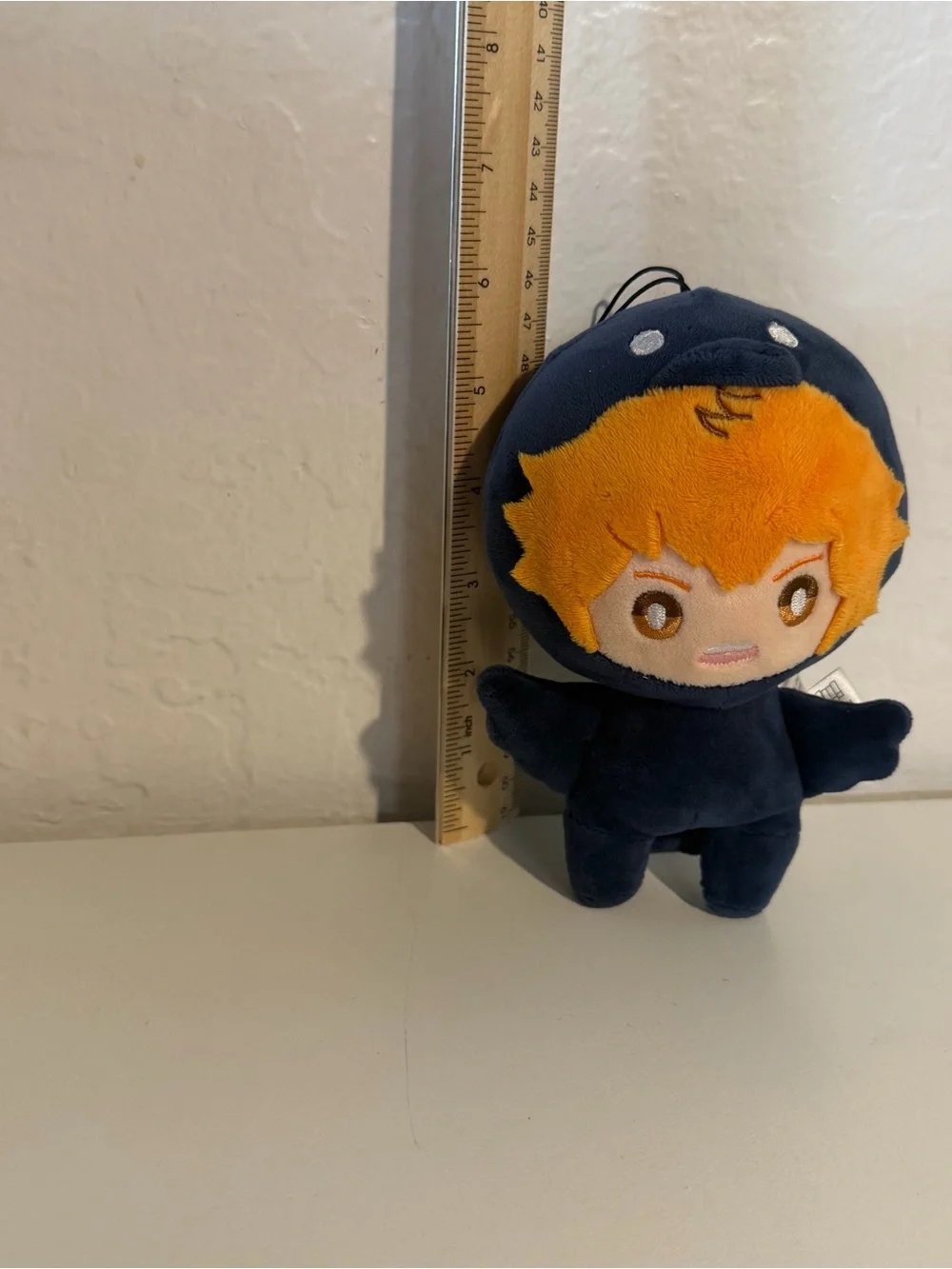 Official Haikyu!! Shoyo Hinata Crow Mascot Plush Keychain,Karasuno High Uniform
